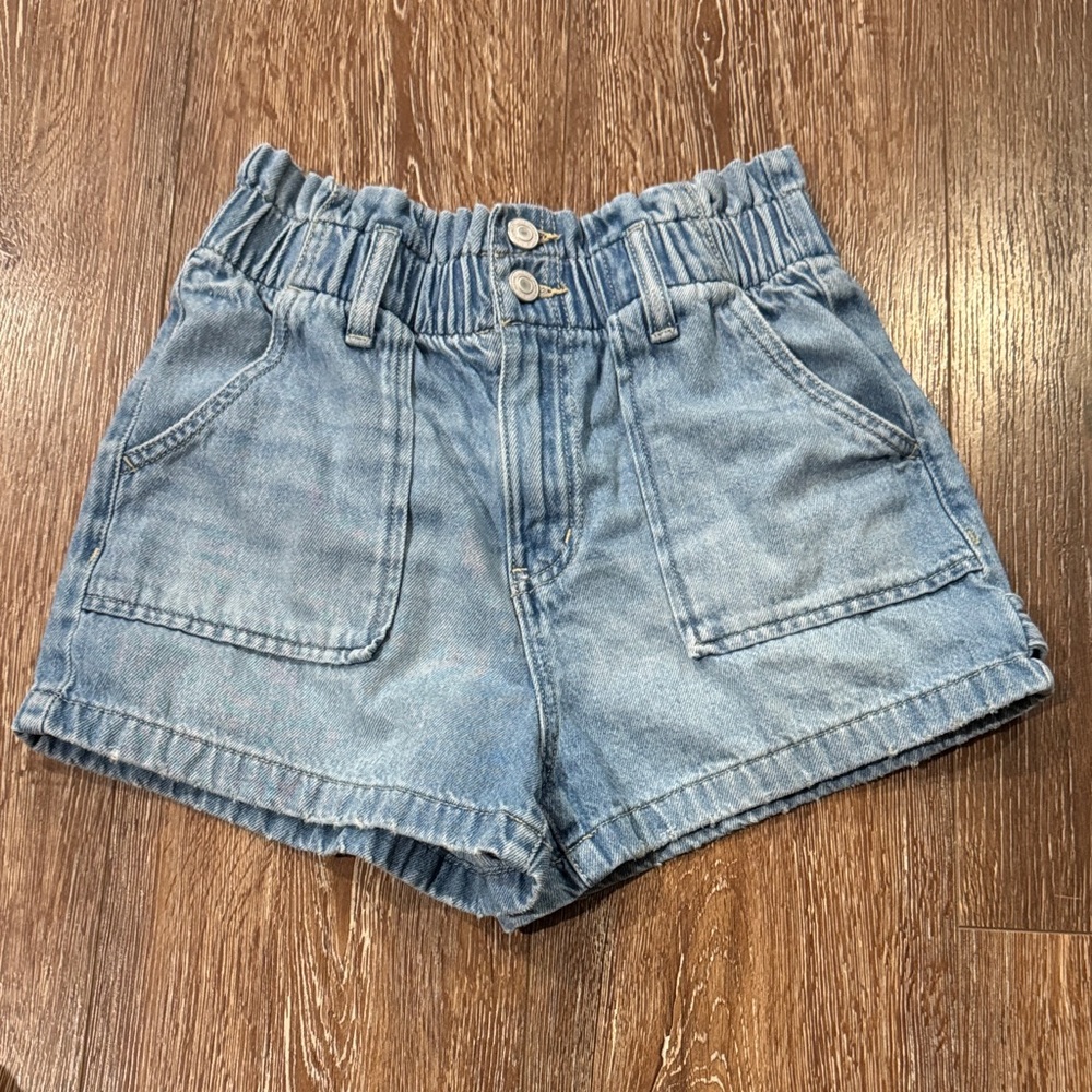 SO Light Blue High Waist Women's Shorts